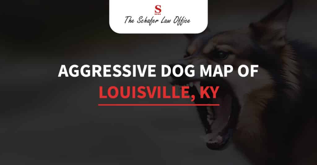 Aggressive Dog Map of Louisville, KY